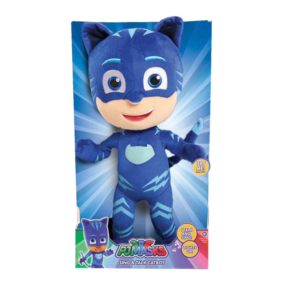 PJ Masks Feature Singing and Talking Cat Boy Plush eBay