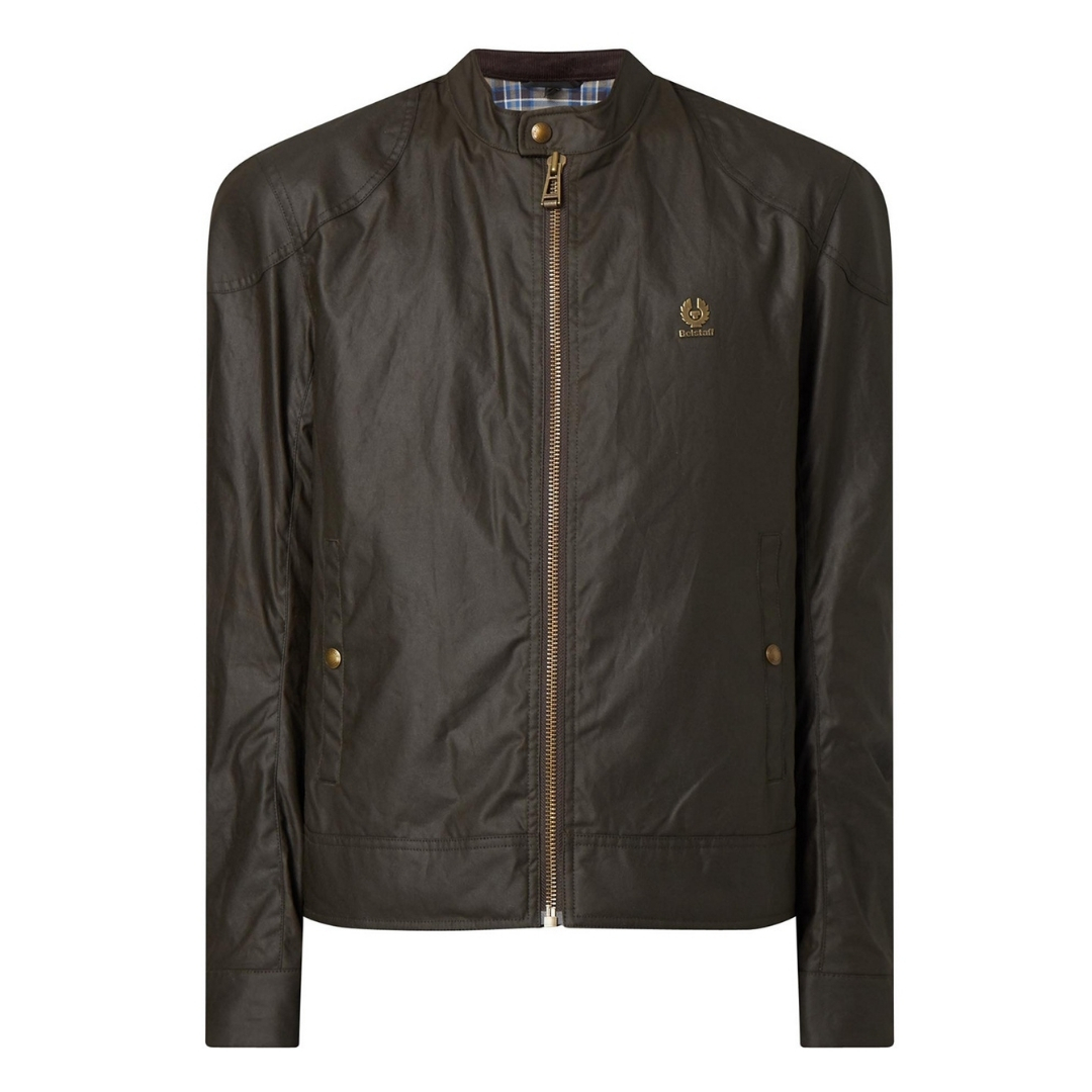 Belstaff Kelland Waxed Cotton Faded Olive Jacket