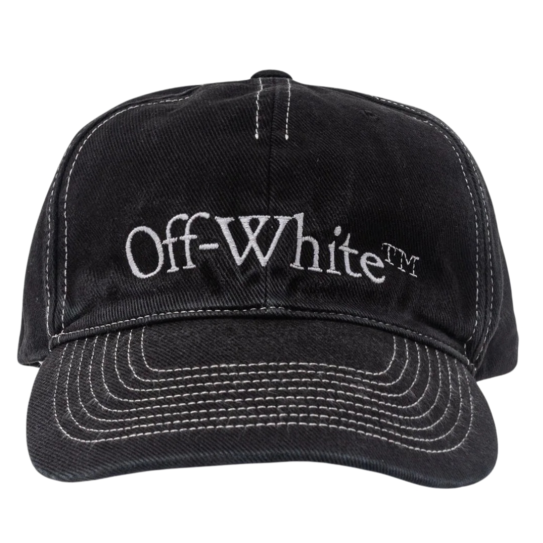 [新品] Off-White BOOKISH OW BASEBALL CAP White Bookish Shadow Baseball Cap in NEUTRALS for Women
