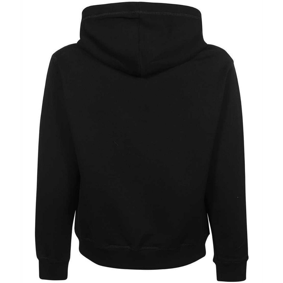 【DSQUARED2】Cool Fit Maple Leaf Hoodie パーカー ロゴ DSQUARED2 Cool Fit Maple Leaf Hoodie Black - Clothing from