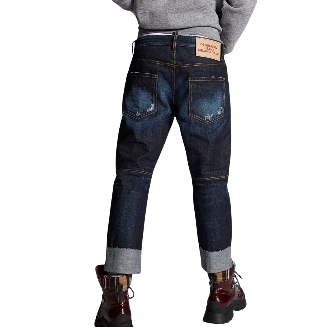 Dsquared2 Sailor Jean Dark Blue Jeans | eBay