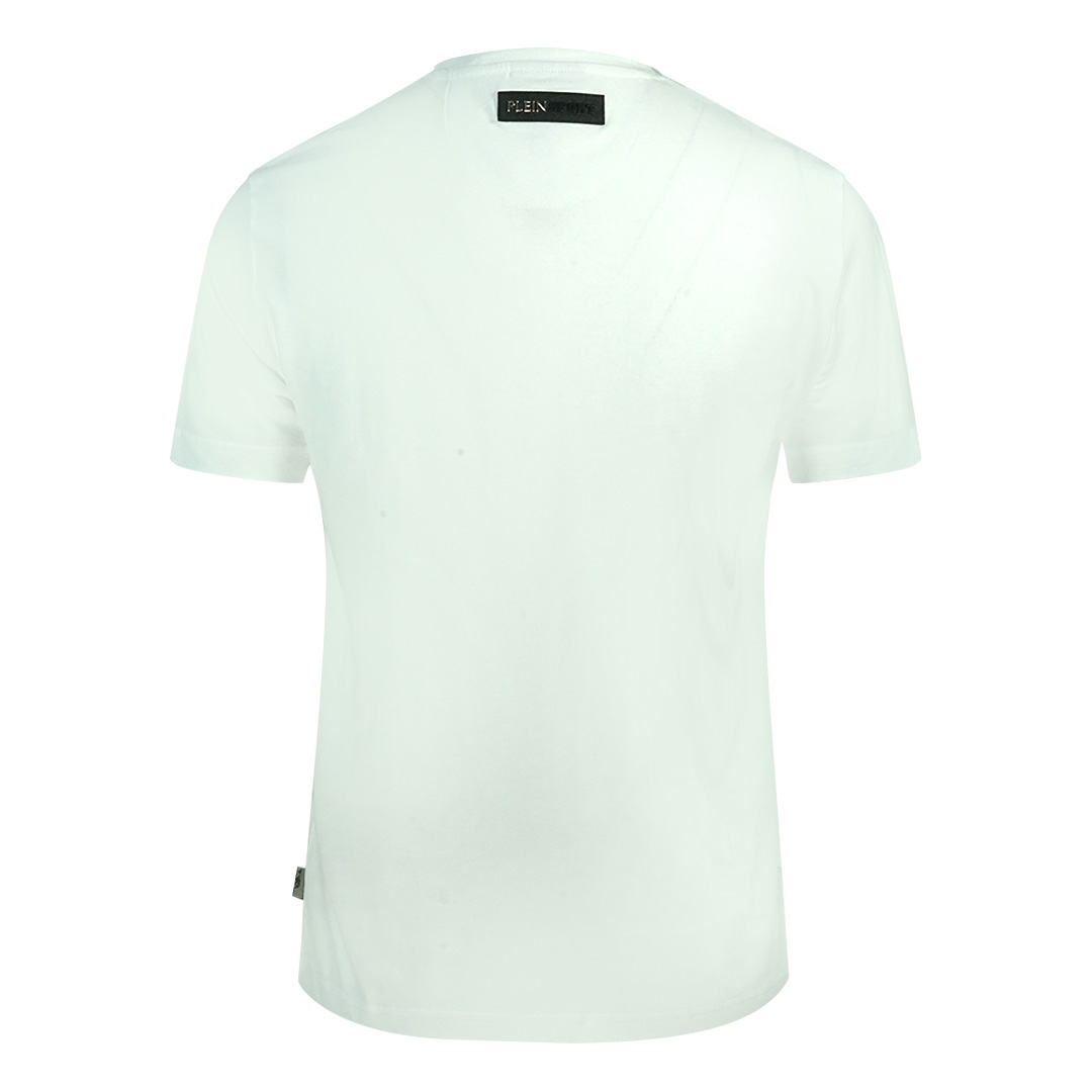 Plein Sport Bold Branded Logo White T-Shirt | eBay
