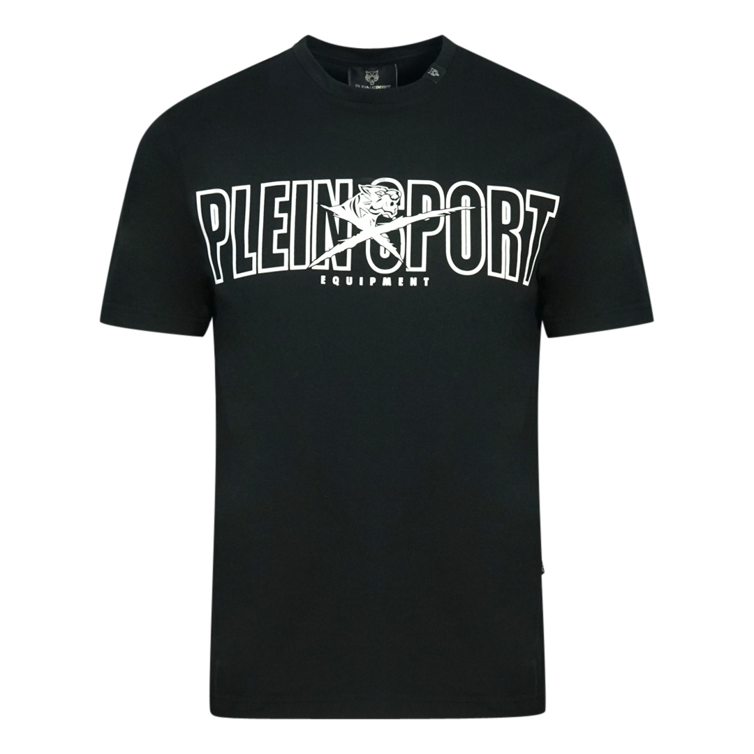 プレインスポーツボールドスポーツロゴブラックTシャツ Plein Sport Bold Sport Logo Black T-Shirt | eBay