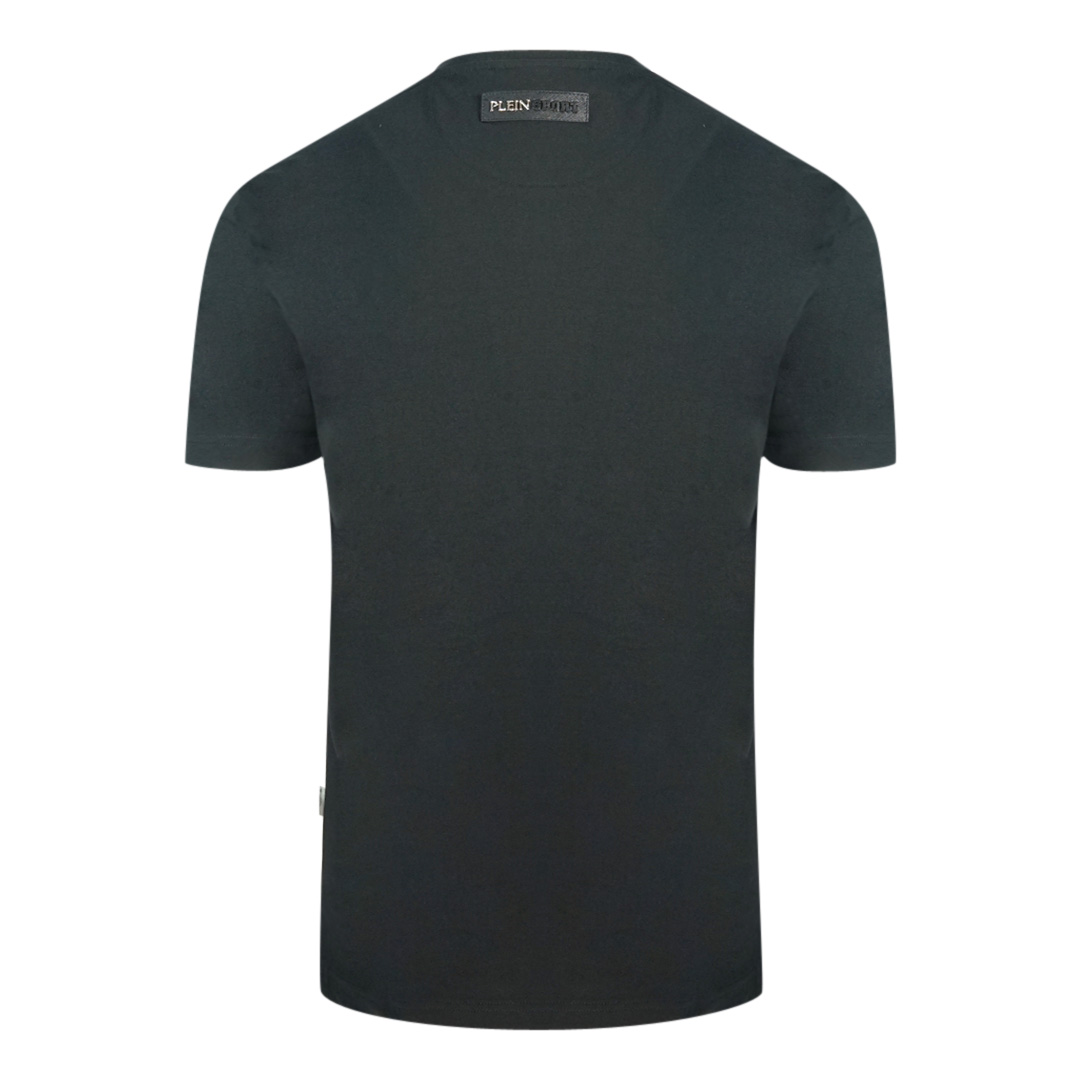 Plein Sport Yellow Bold Split Logo Black T-Shirt | eBay