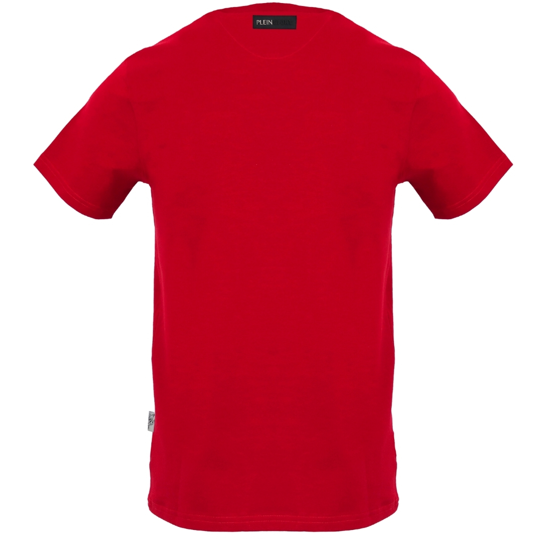 プレインスポーツスクエアブランドロゴレッドTシャツ プレインスポーツスクエアブランドロゴレッドTシャツ (PHILIPP