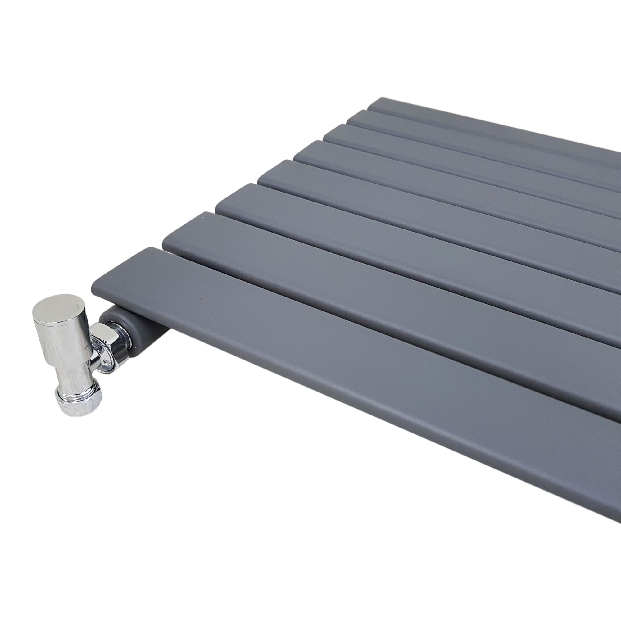 Designer Radiator Horizontal Wide Flat Panel Radiators White