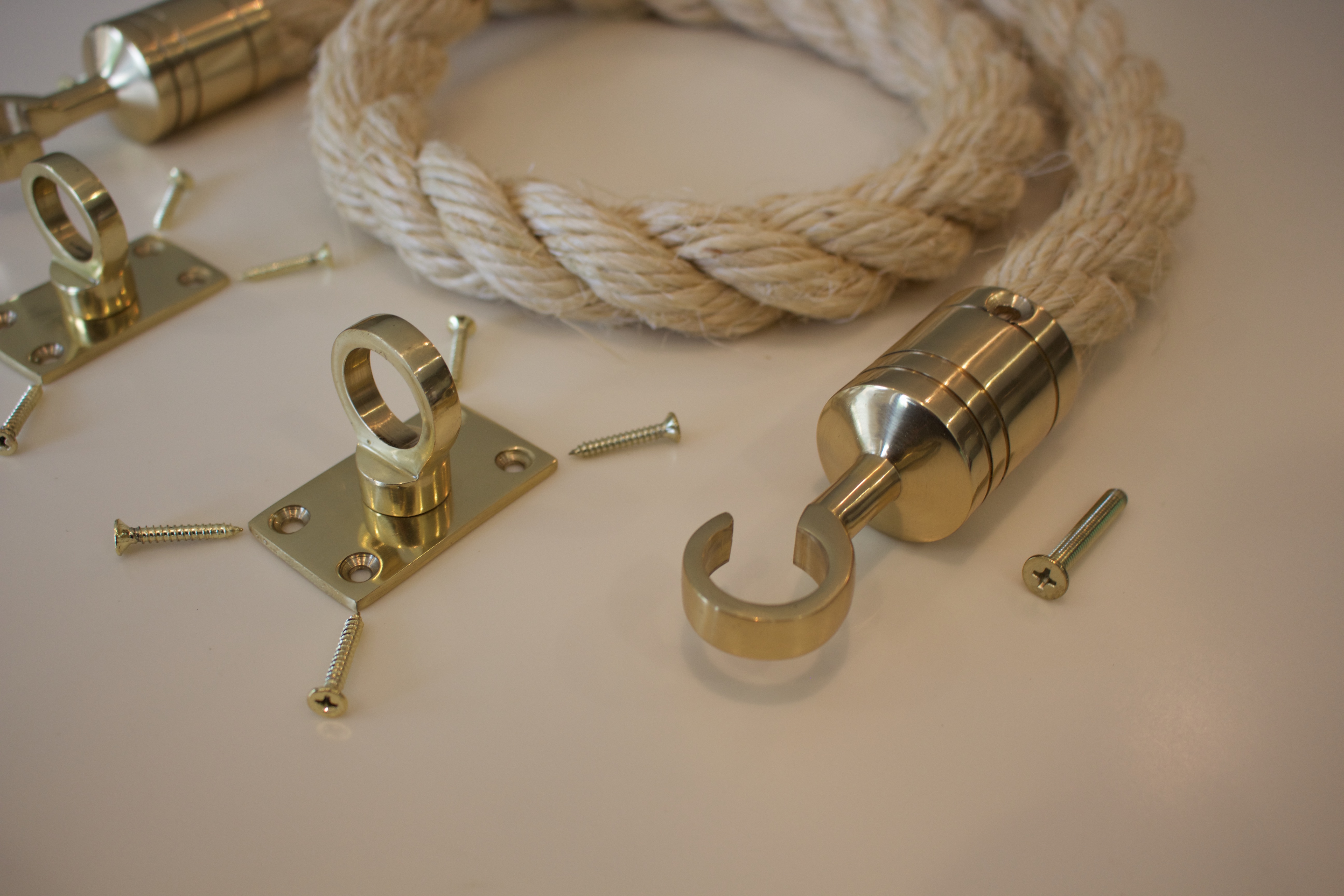 24 Mm Natural Jute Corde Rideau Tiebacks Nautique Tiebacks