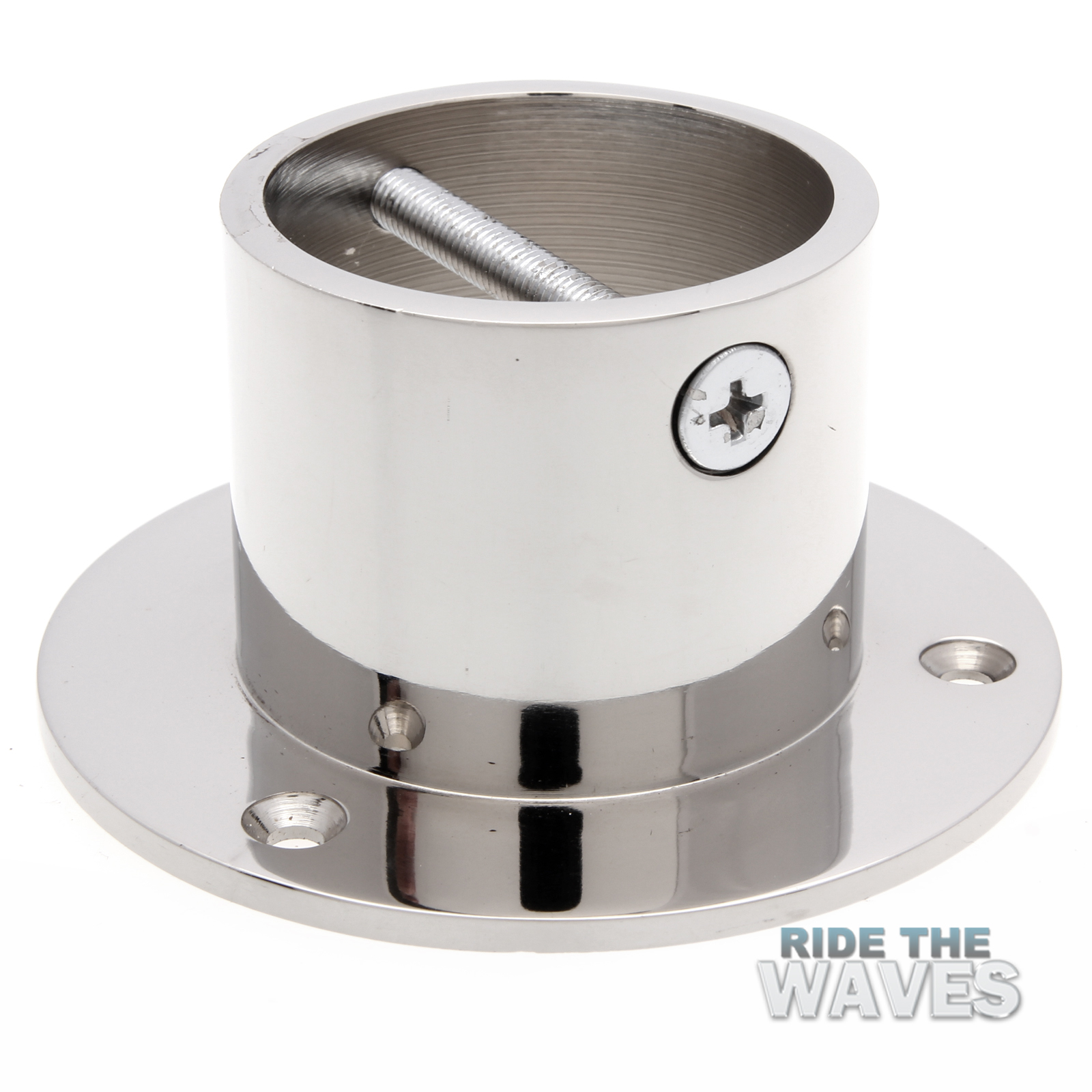 24mm Chrome Decking Rope Cup End Decking Rope Post Fitting Rope End