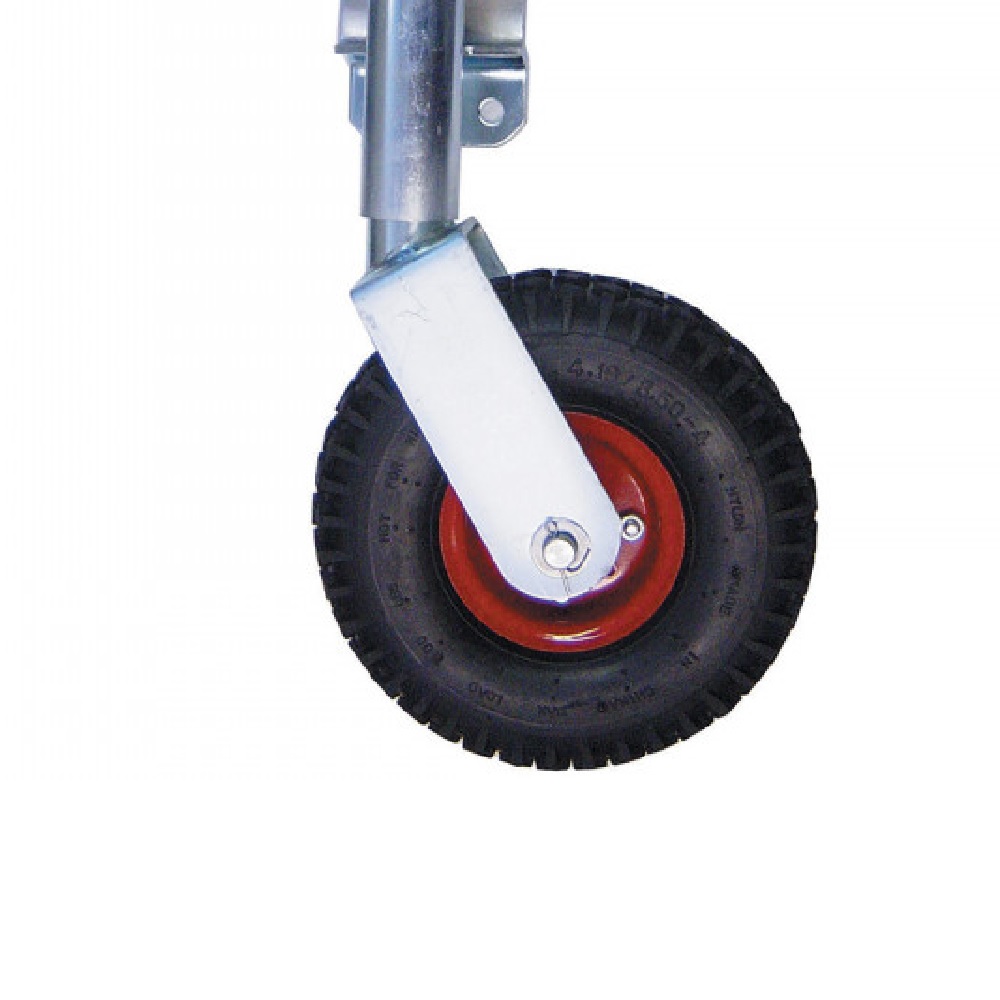 10 " Jockey Wheel Swing Up 500 lbs Pneumatic Nylon Tyre for trailer