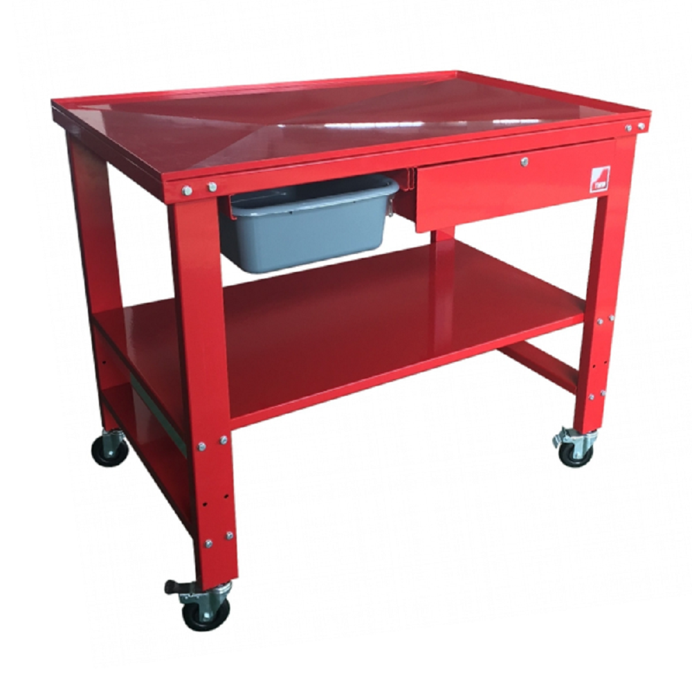 Work Bench Heavy Duty Tear Down Table with Tools Storage Drawer, Oil