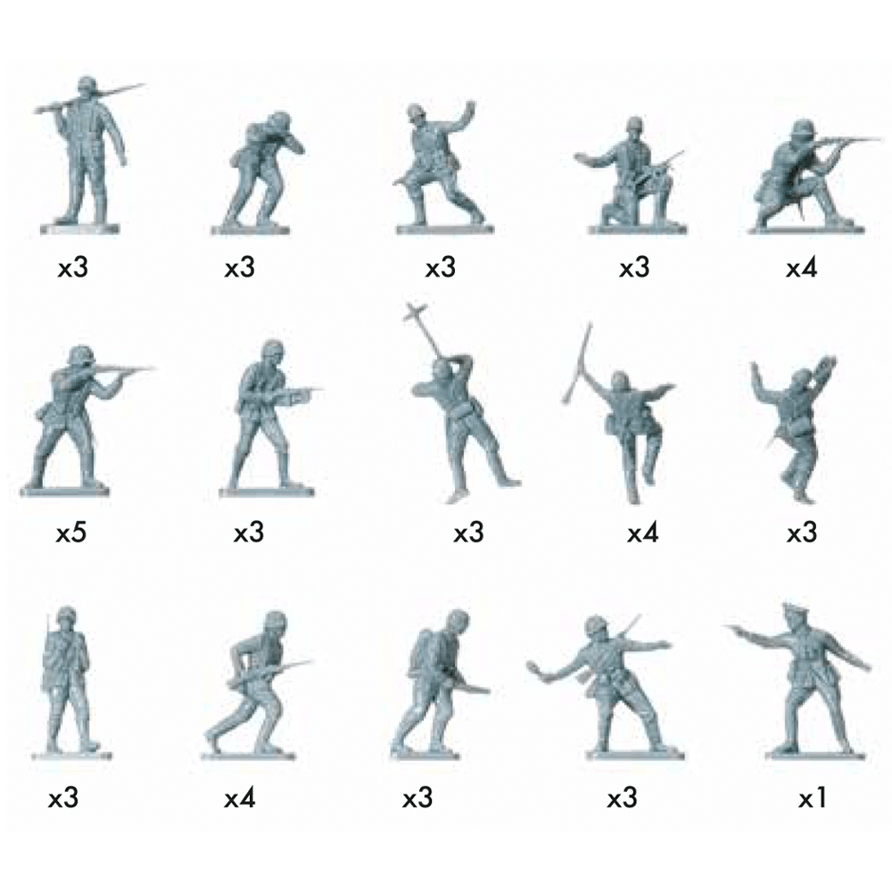 Airfix 1:32 & 1:76 WWI WWII Figures & Soldiers Plastic Model Kit - Range - Picture 19 of 35
