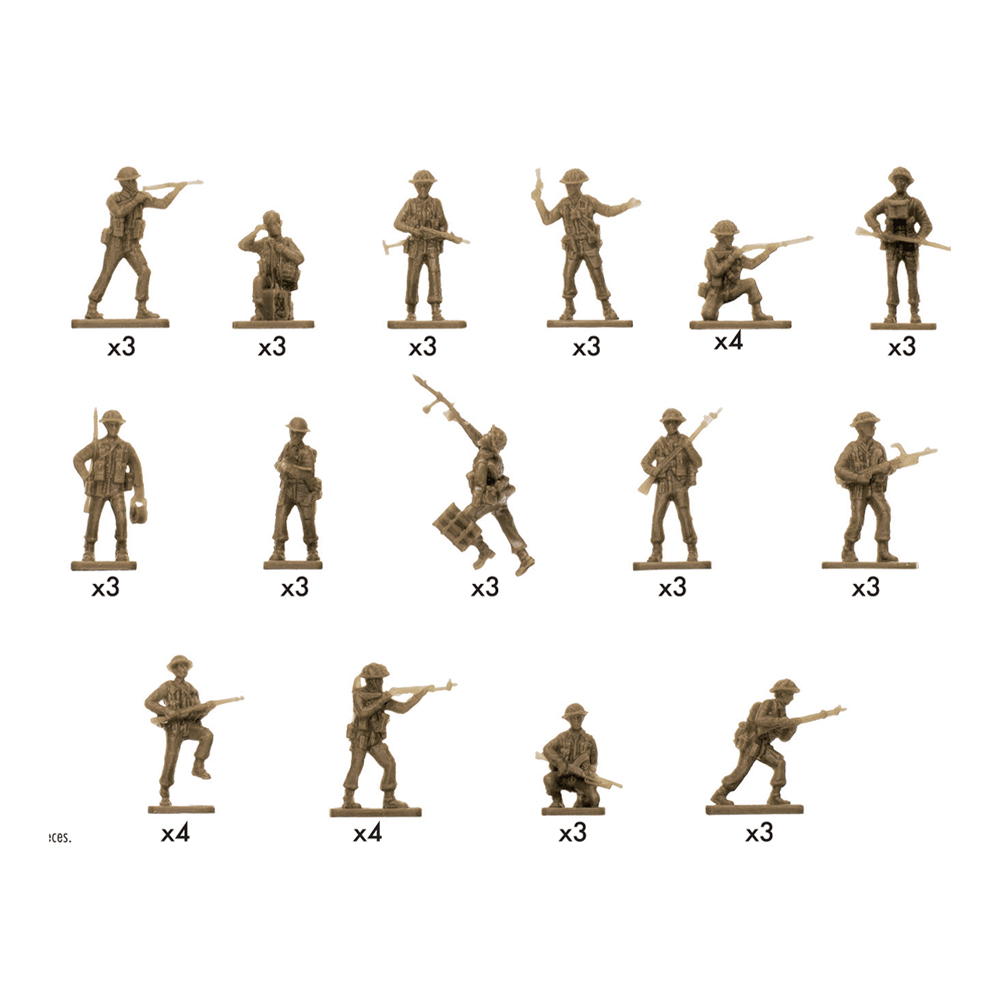 Airfix 1:32 & 1:76 WWI WWII Figures & Soldiers Plastic Model Kit - Range - Picture 35 of 35