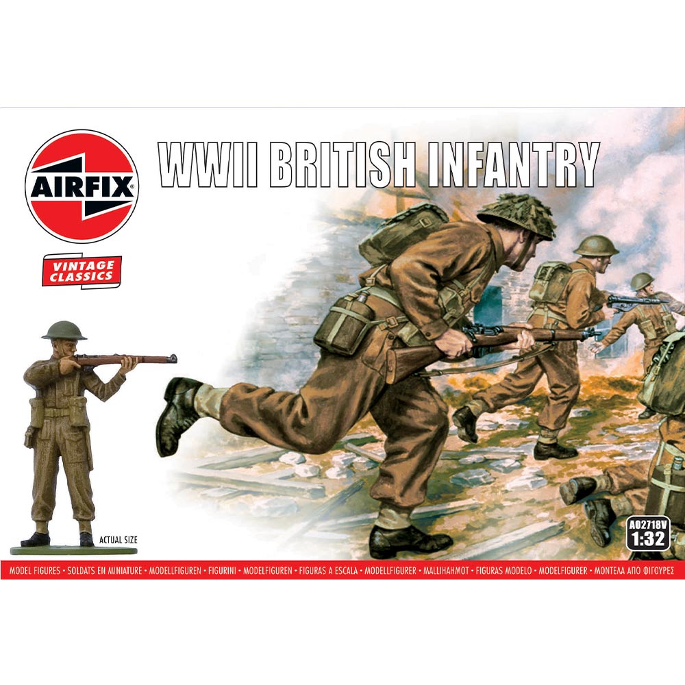 Airfix 1:32 & 1:76 WWI WWII Figures & Soldiers Plastic Model Kit - Range - Picture 12 of 35