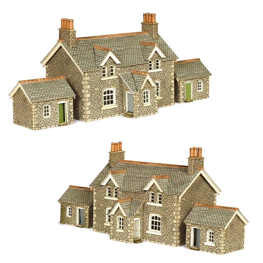 Metcalfe Model Railway Buildings/Walls/Scenics N Gauge Card Kits FULL