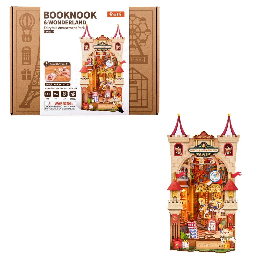 Rolife Fairytale Amusement Park Book Nook Wooden Kit TGB17