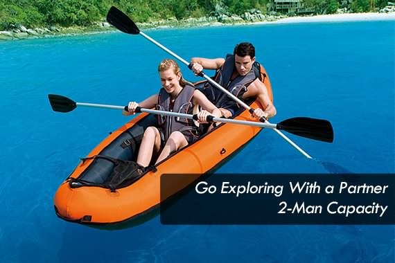 Outbaxcamping 8th Scenario Bestway Inflatable Sit-On Kayak