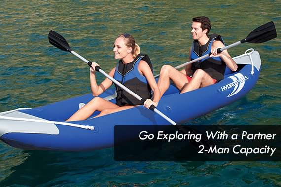 Outbaxcamping 8th Scenario Bestway Inflatable Sit-On Kayak