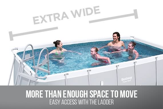 Outbaxcamping 5th Scenario Bestway Steel Pro 4.1m