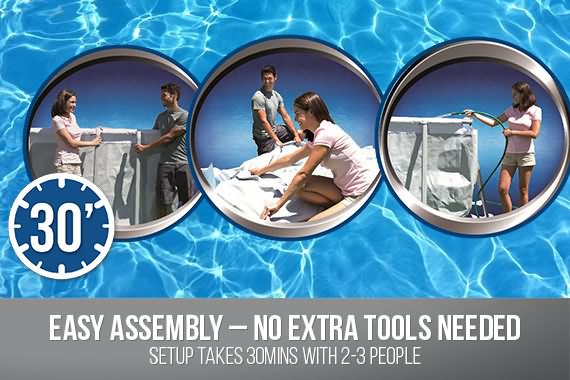 Outbaxcamping 7th Scenario Bestway Steel Pro 4.1m