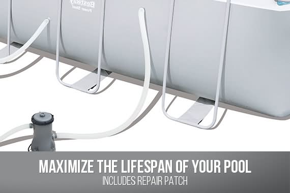 Outbaxcamping 8th Scenario Bestway Steel Pro 4.1m