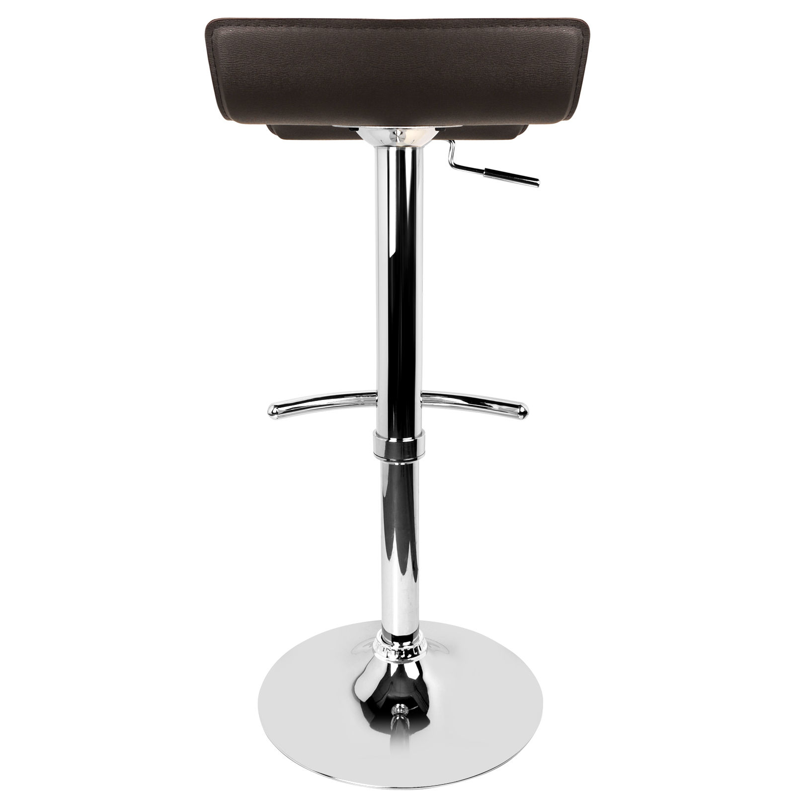 Artiss 4x Leather Bar Stools Kitchen Chair Gas Lift Swivel Bar Stool White Black eBay