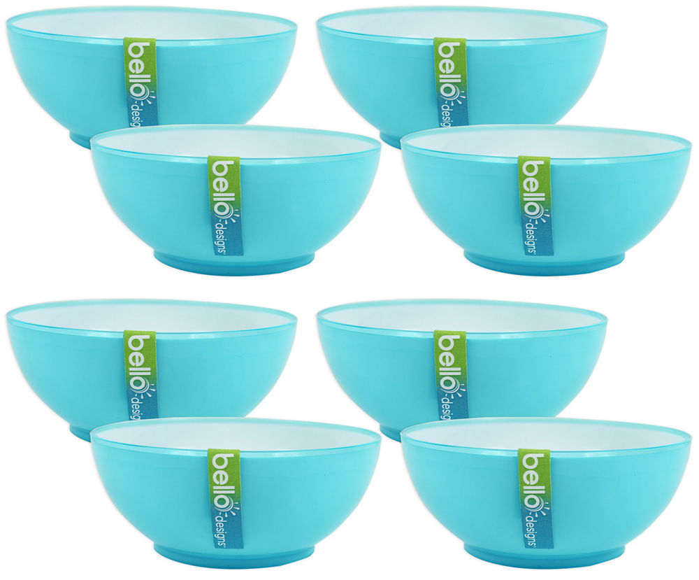 Small Bowls Set Outdoor Dining BBQ Picnic Dinnerware Camping Plastic