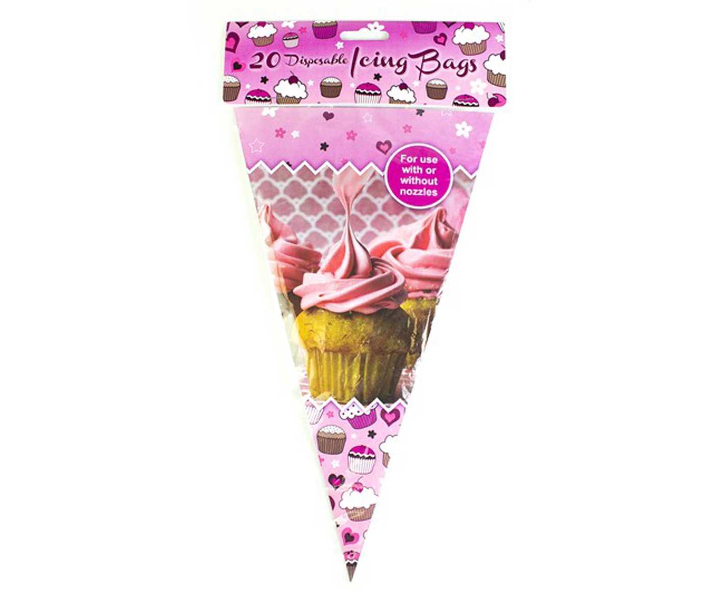 Pack of 20 Disposable Icing Bags Perfect for Decorating Cakes