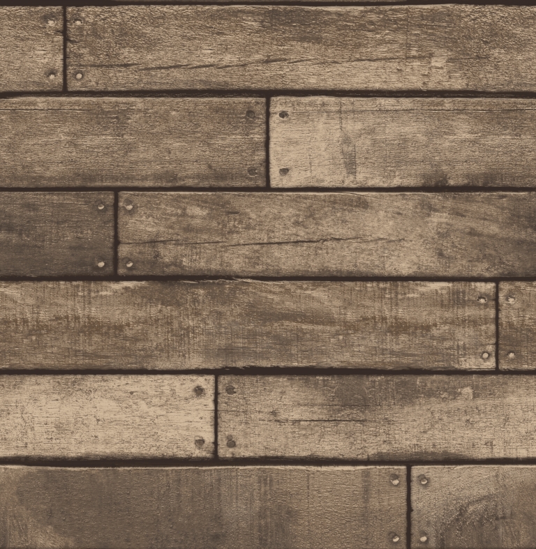Fine Decor Brown Wooden Plank Realistic Wood Design 3D Effect Wallpaper