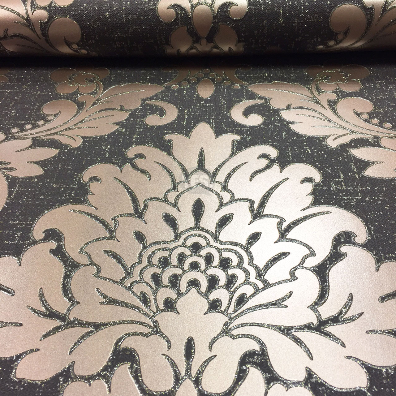 Fine Decor Quartz Damask Wallpaper Luxury Textured Vinyl Glitter 3