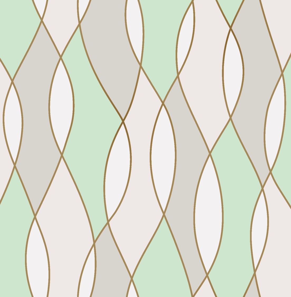 3d Effect Apex Wave Geometric Wallpaper Green White Shiny Rose Gold 3d Effect Apex Wave Geometric Wallpaper Green White Shiny Rose Gold