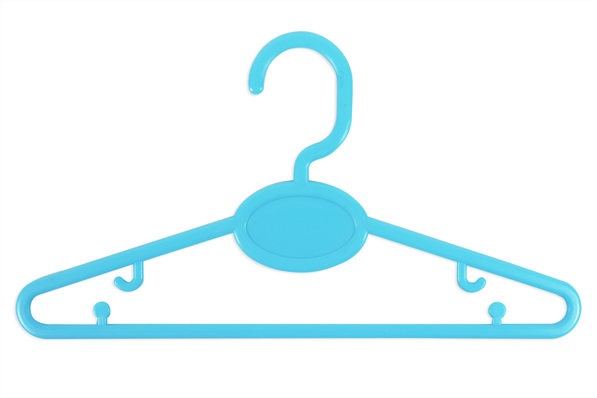 First Steps Pack of 8 Baby Clothes Hangers in assorted colours 8,16