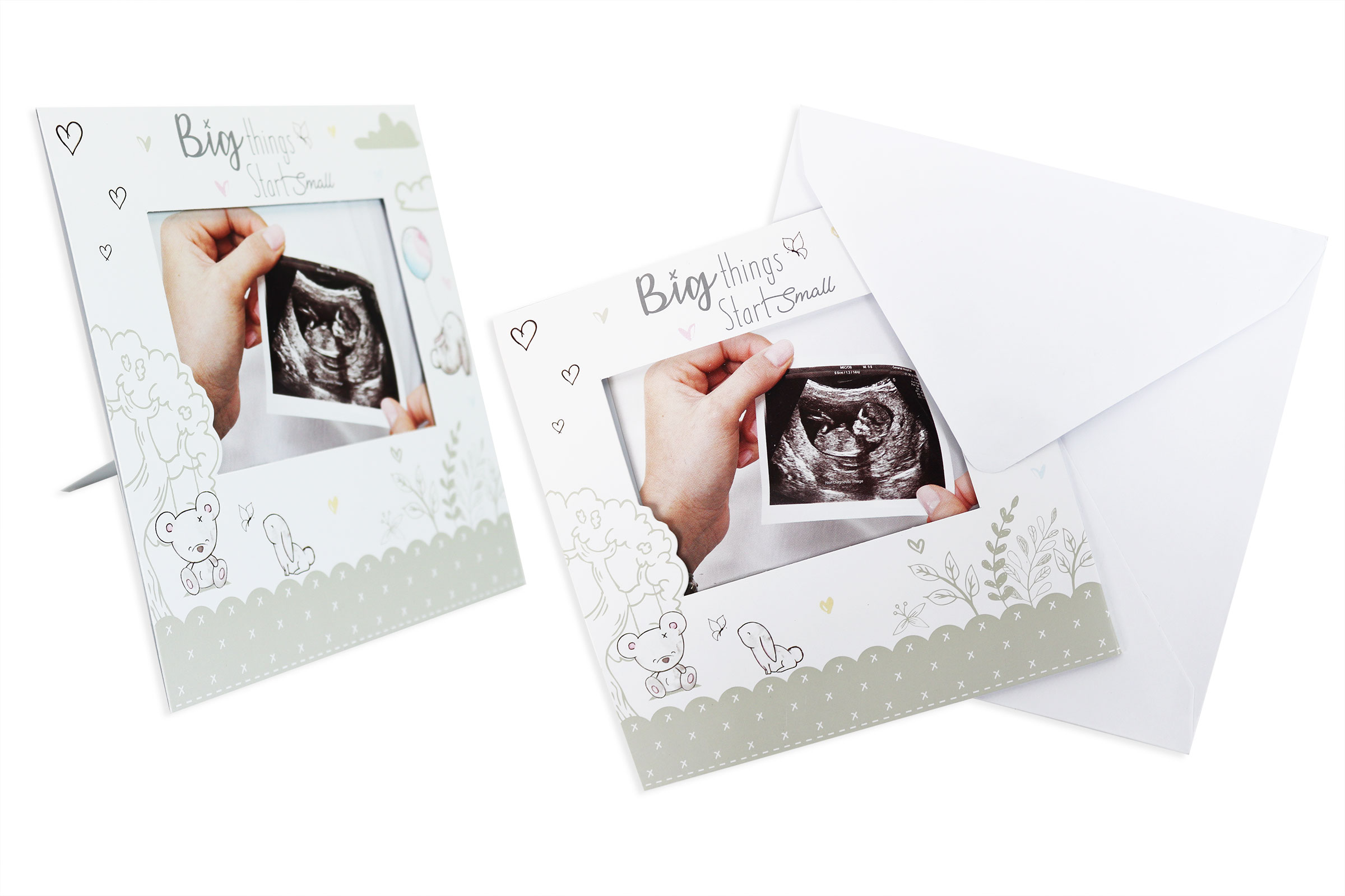 Baby Scan Pregnancy Announcement Reveal Cards Keepsake Pregnant Family Keepsake eBay