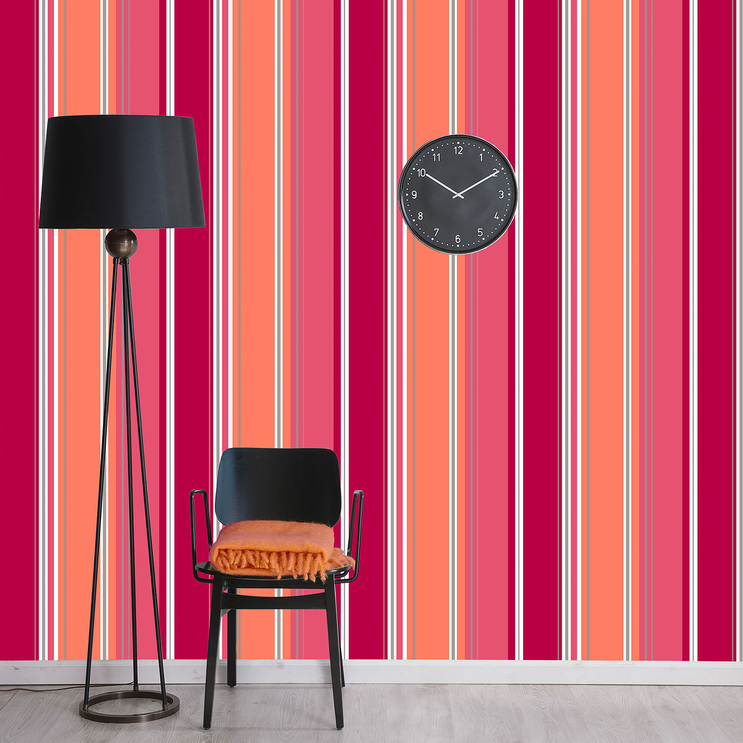 Stripey Stripe Wallpaper Pink Gold Striped Wallpaper vrogue.co