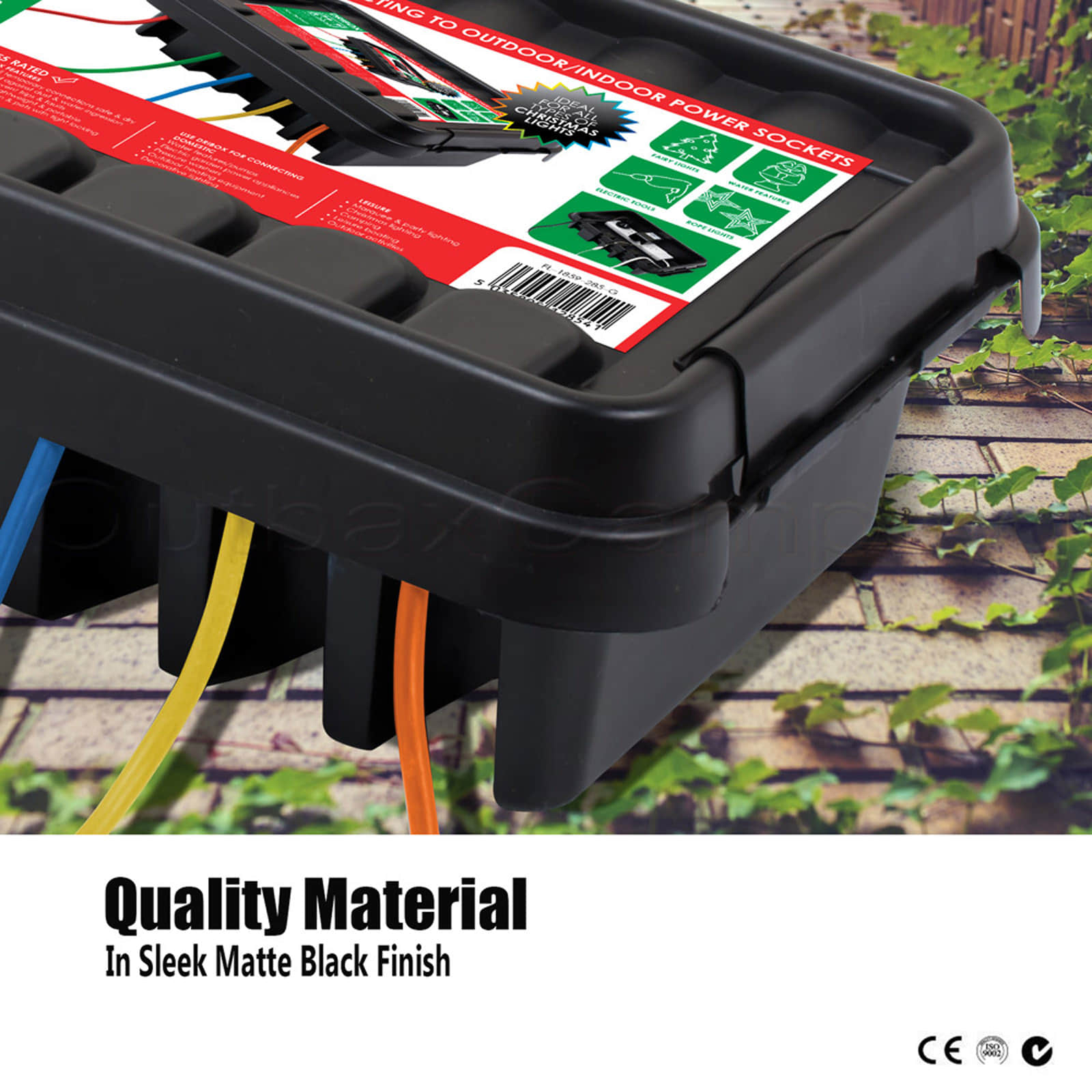 New Weatherproof Outdoor Power DriBox for Christmas Lights LED Holiday