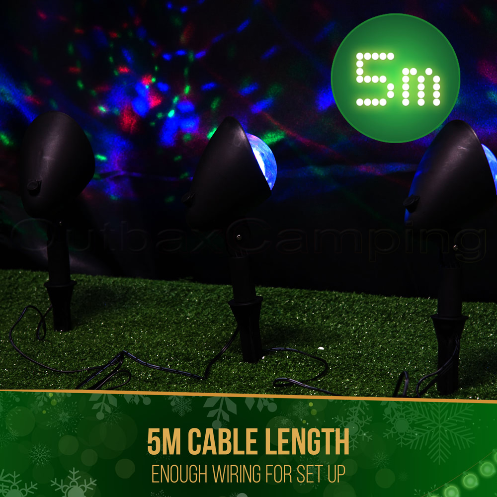 3pc led spotlight 30cm christmas lights high multi 3pc led spotlight 30cm christmas lights high multi