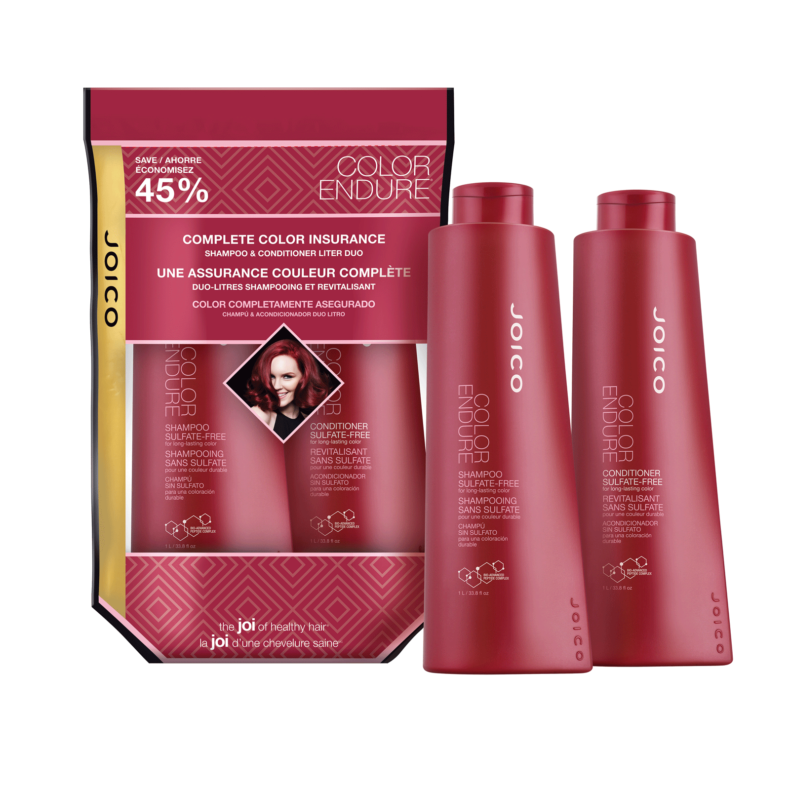 Joico Color Endure Shampoo & Conditioner Liter Duo 33.8 oz 74469507363