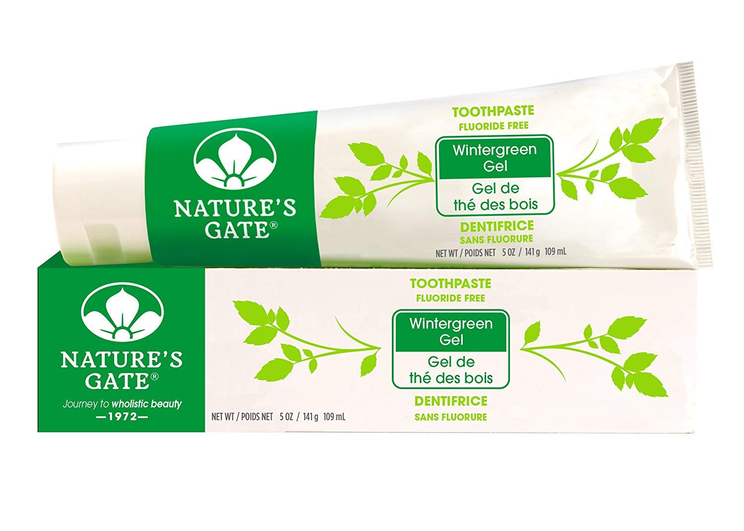 Nature's Gate Natural Toothpaste without Fluoride, Wintergreen 5 oz