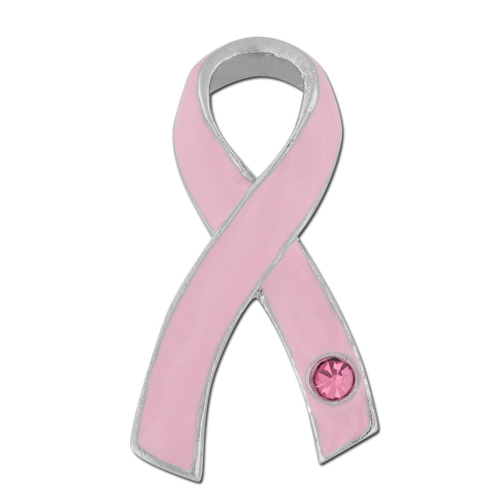 PinMart Pink Bra Breast Cancer Awareness Enamel Lapel Pin