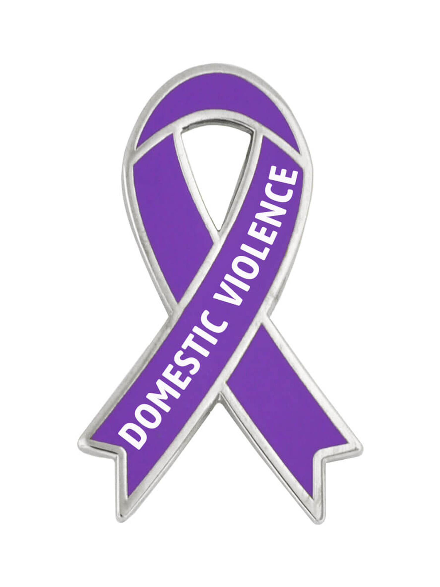 PinMart's Domestic Violence Purple Awareness Ribbon Enamel Lapel Pin eBay