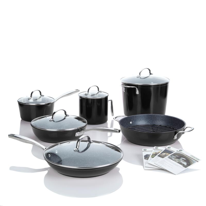 Curtis Stone DuraPan Nonstick 12piece Chef's Cookware Set eBay