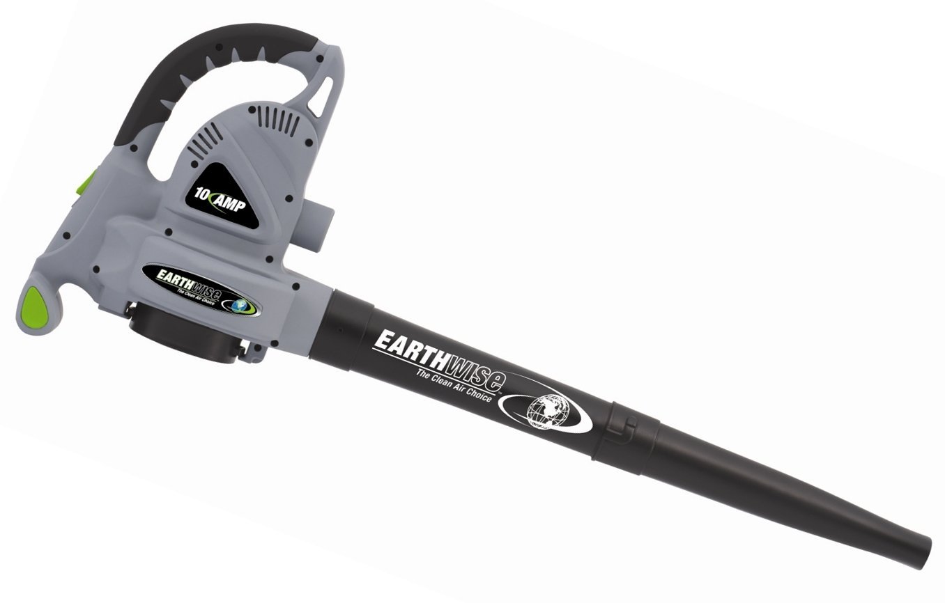 Earthwise BVM20010 10Amp TwoSpeed Corded Electric 3in1 Blower