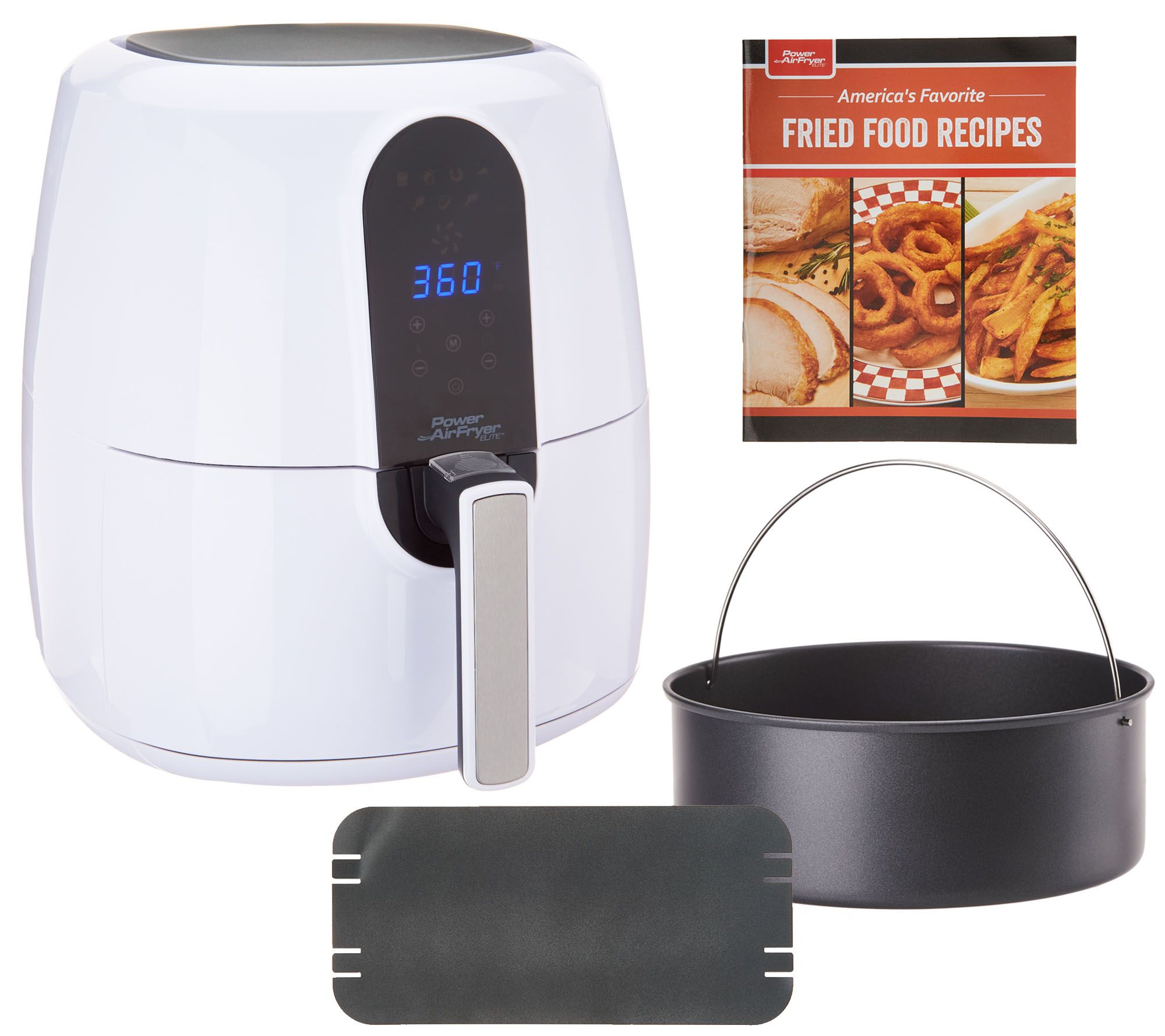 POWER AIR FRYER Elite 5.5qt 6in1 Digital Air Fryer w/ Cake Pan £30.