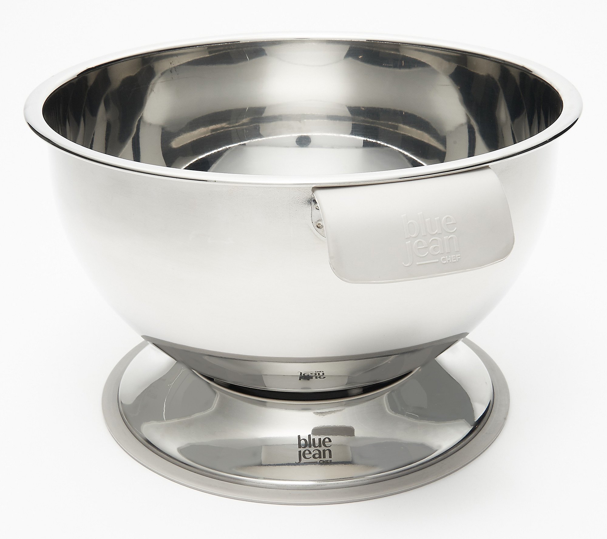 Cuenco mezclador pivotante de acero inoxidable Blue Jean Chef de 5 cuartos de galón - Imagen 11 de 20