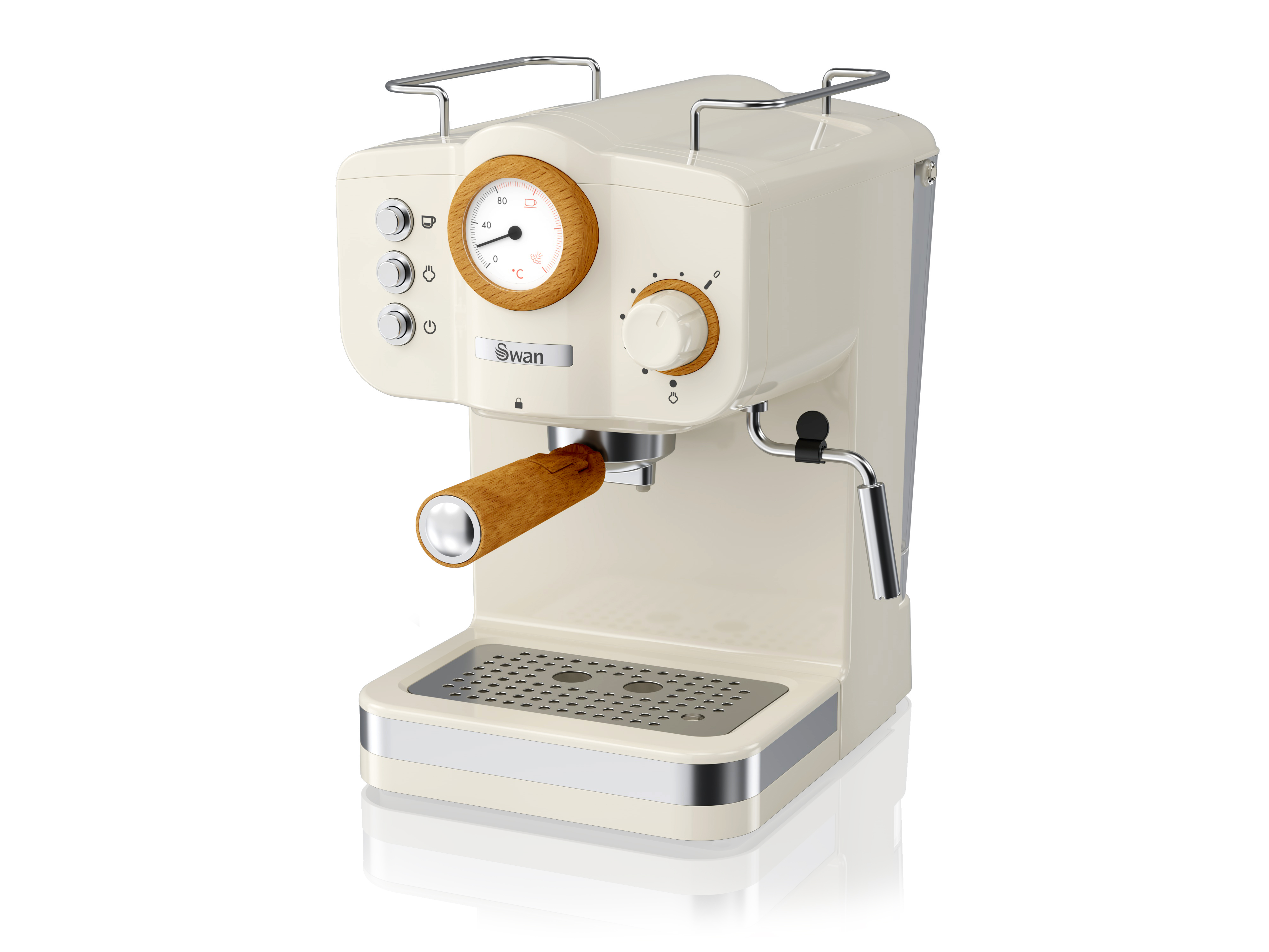 Swan Coffee Machine Nordic Pump Espresso - 1.2 Liter - 15 Bars - Drip Tray - NEW - Picture 9 of 12