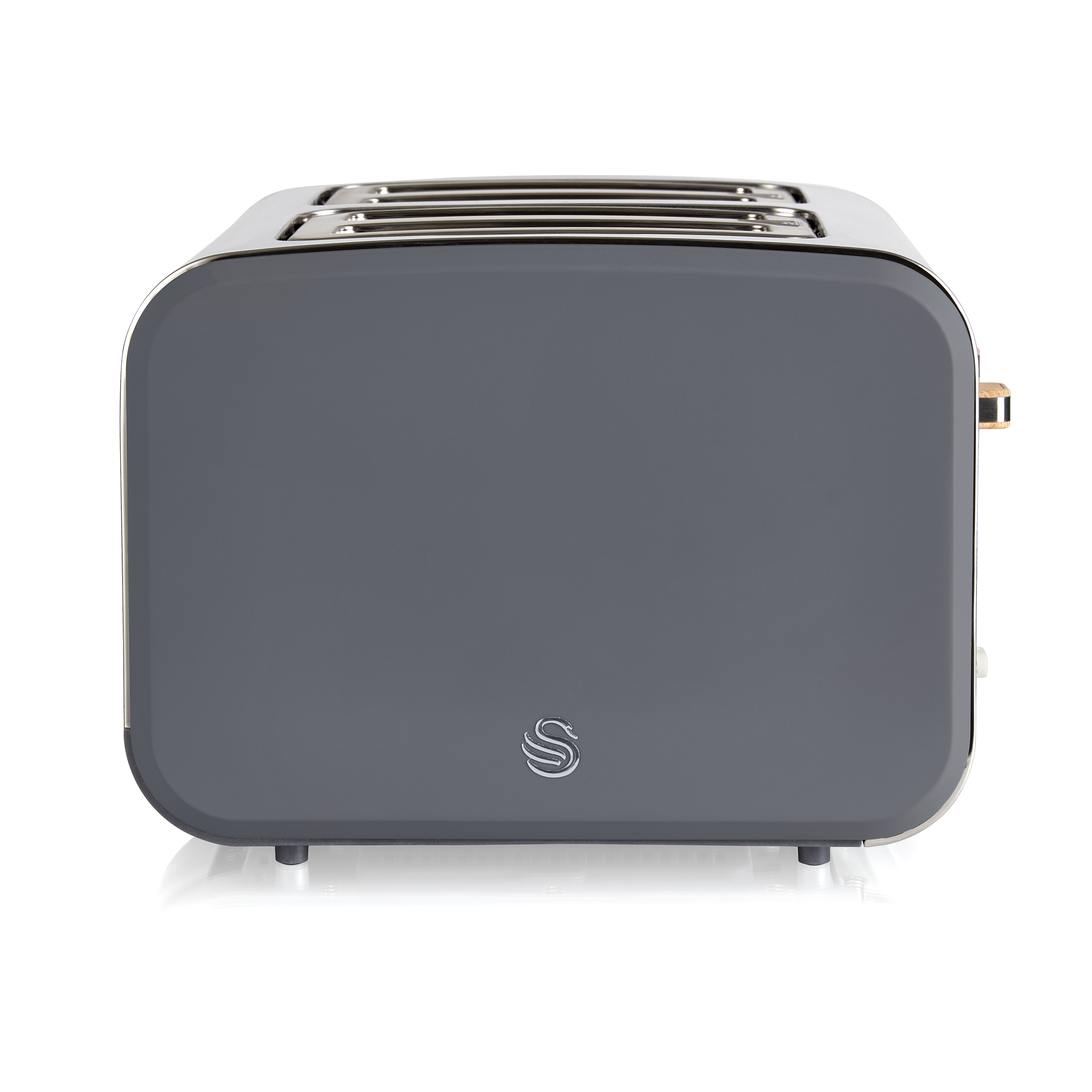 Swan Nordic 4 Slice Toaster - Crumb Tray - Brushed Stainless - 6 settings - NEW - Picture 9 of 21