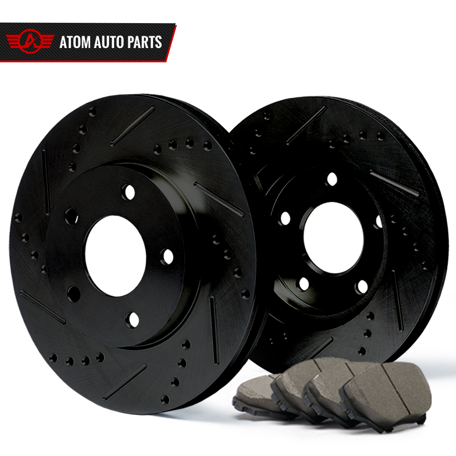 (Front) Rotors w/Ceramic Pads Elite Brakes (BMW 318i 320i 323i 325i