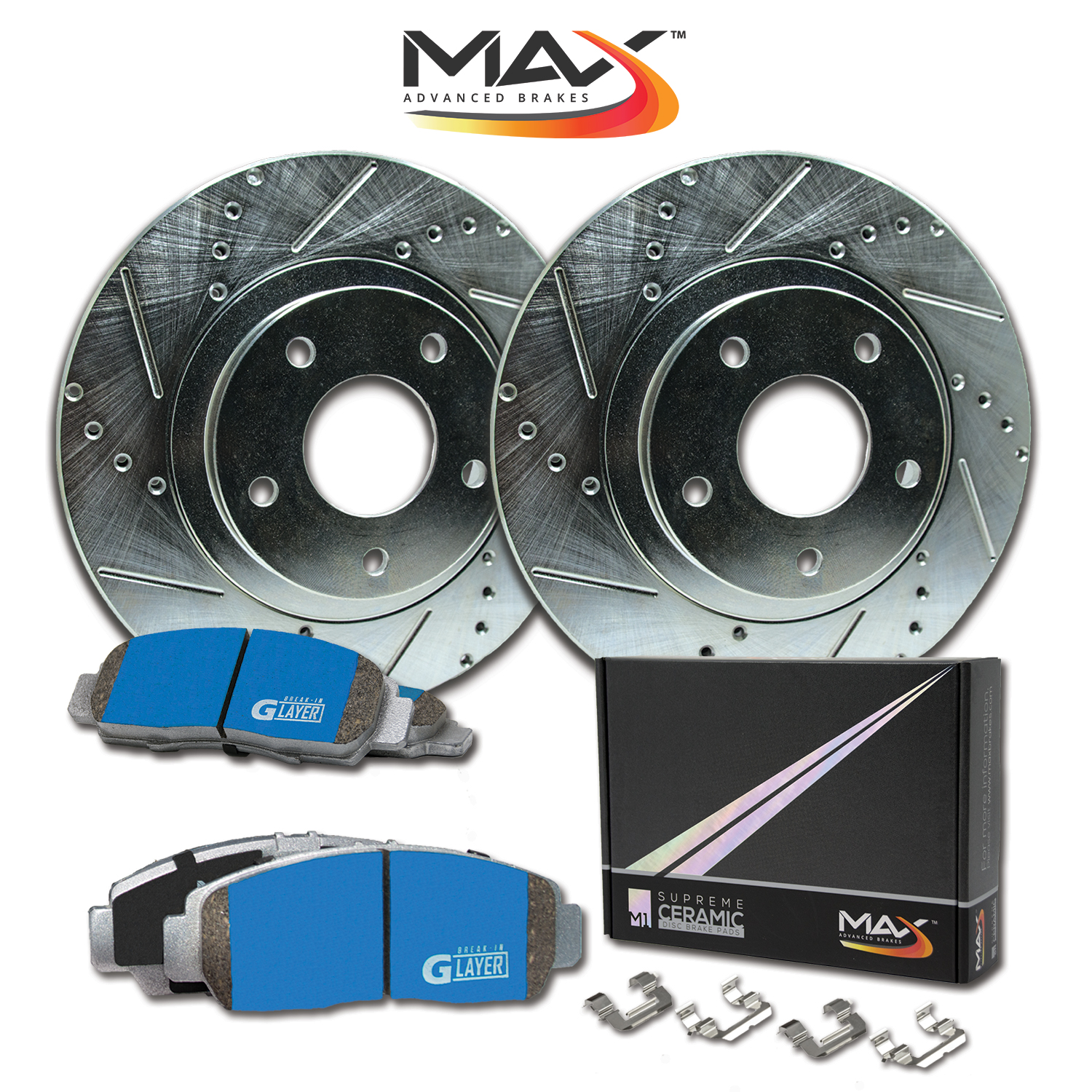 |Front Rotors w//Ceramic Pads OE Brakes 2005 06 07 08 09 2010 Odyssey