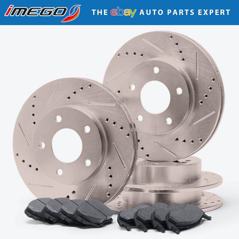 Fits 1999-2001 Forester Rotors w//Metallic Pad OE Brakes Front + Rear
