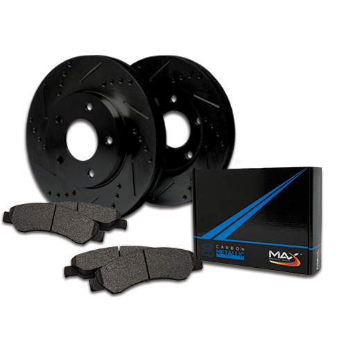 Rotors w//Metallic Pad OE Brakes 2007-2008 Suzuki Forenza Reno Rear