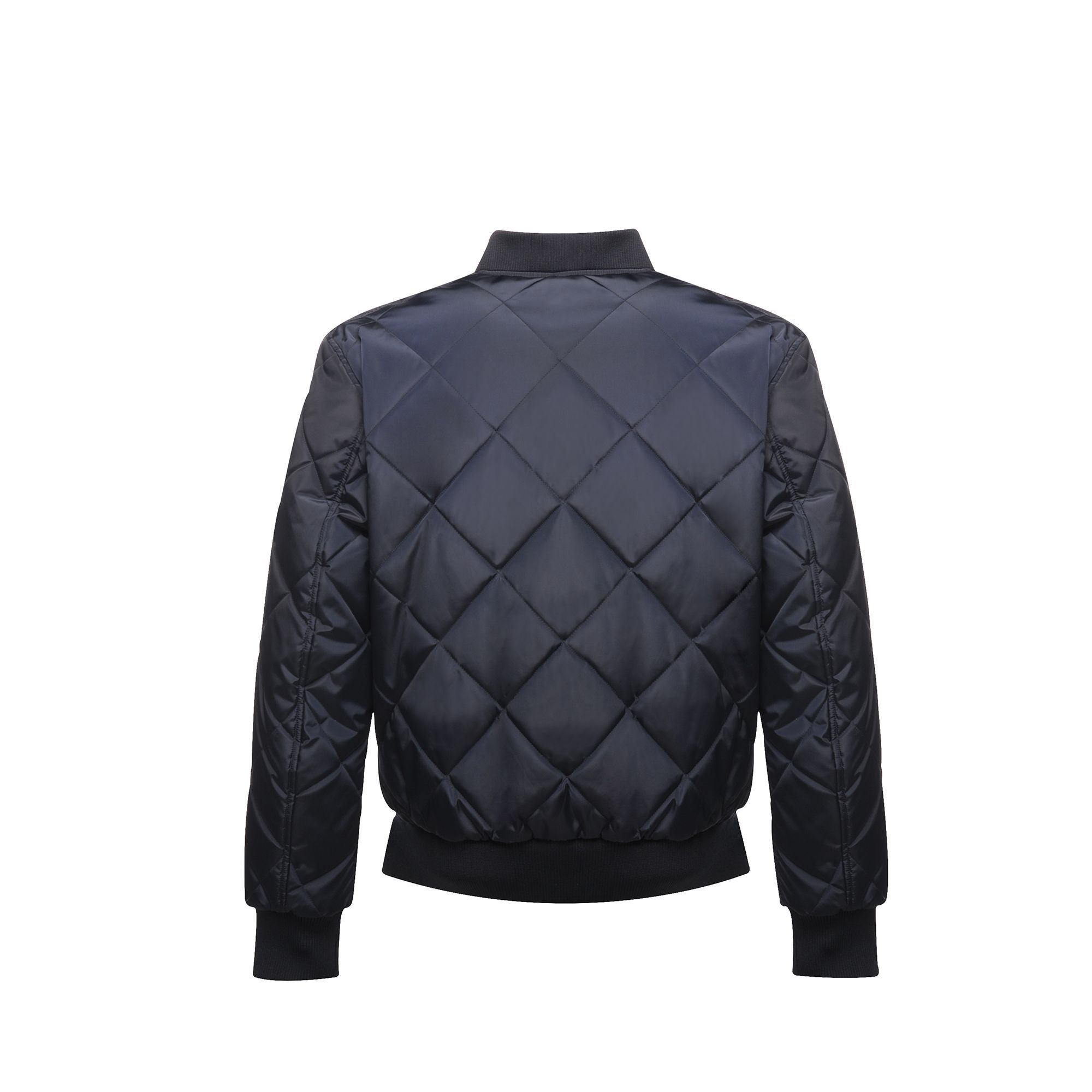 Professional Mens Originals Fallowfield Diamond Quilted Bomber Jacket Black